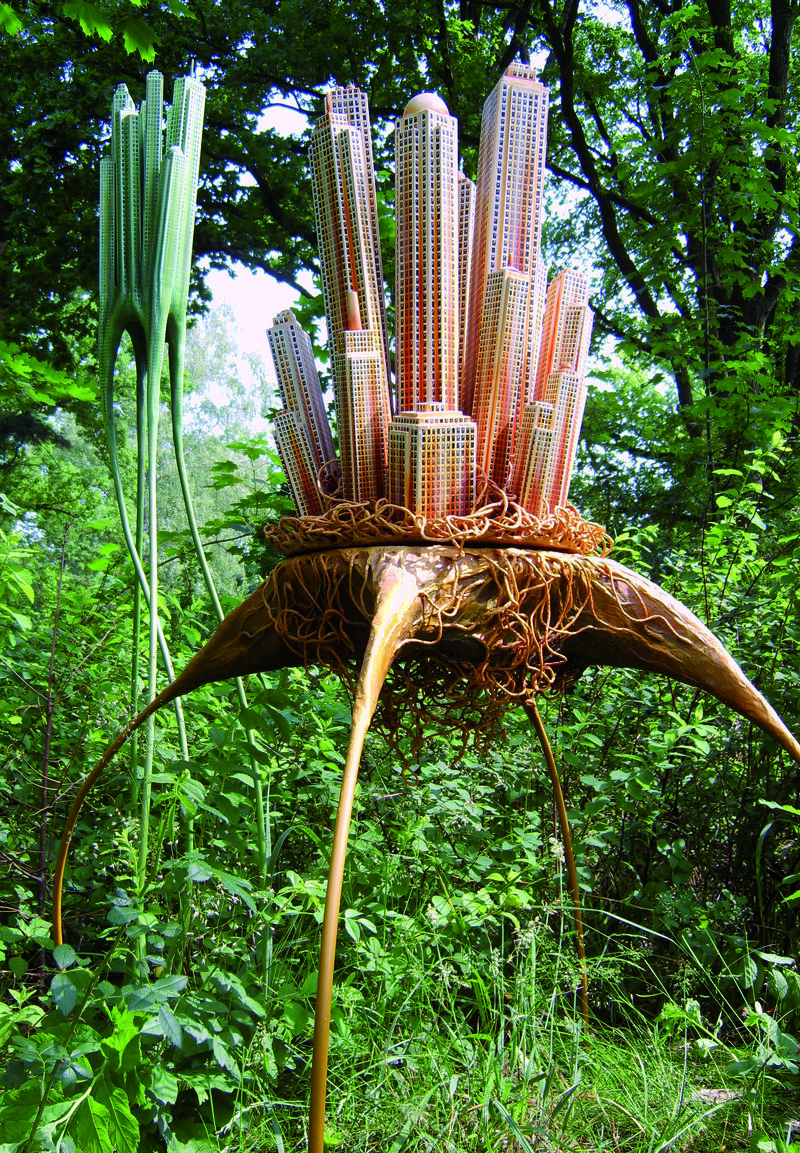 urban chill & plantation - a Sculpture & Installation by Uwe Tabatt